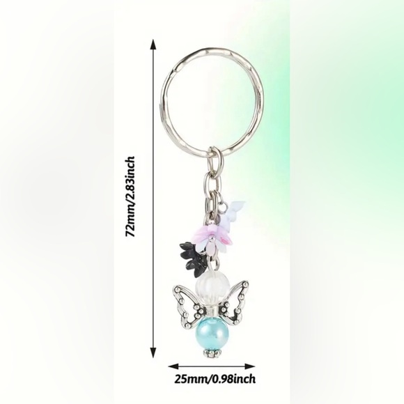 New Angel Acrylic Keychain Pendant - Picture 3 of 8